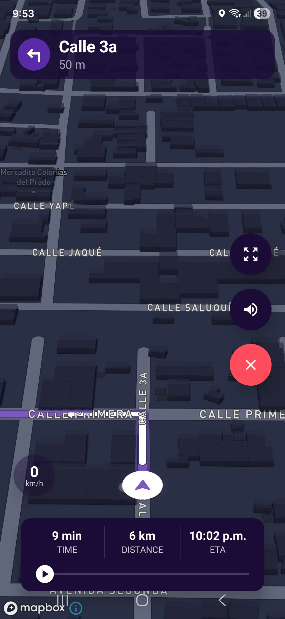Navegación GPS paso a paso en Ubbi